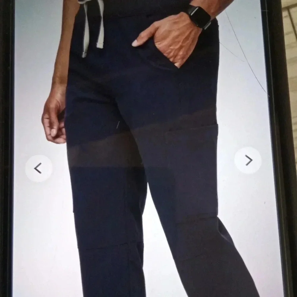 Figs Axim men's navy blue scrub pants size Medium